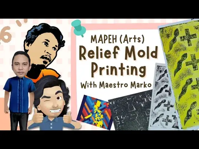 MAPEH (Arts) Relief Mold Printing
