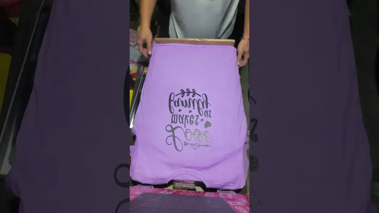 Printing Family Shirt Process